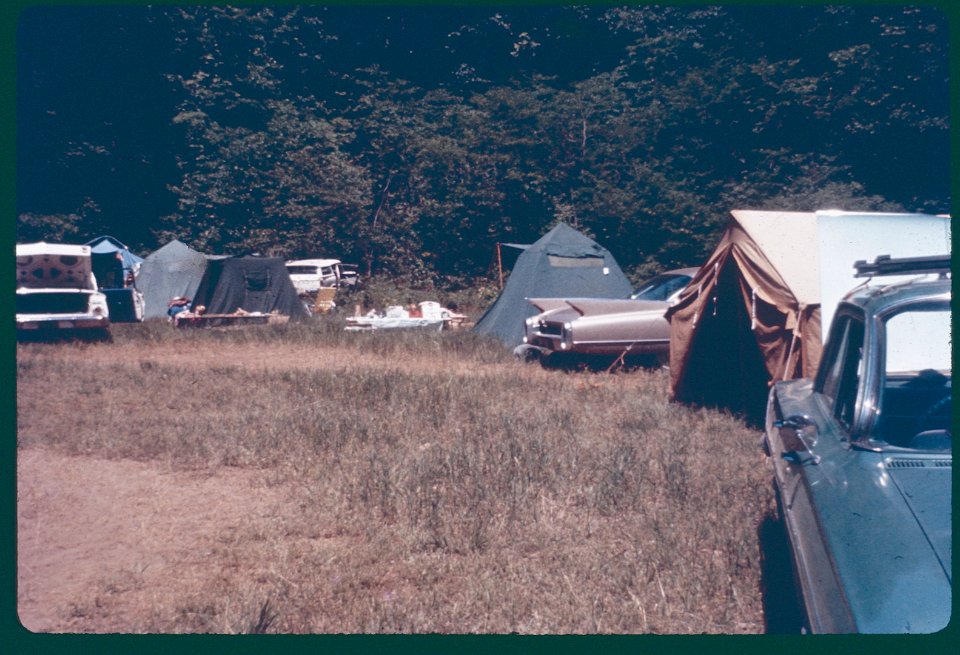 Tent Camping in Meadow -1